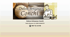 Desktop Screenshot of dulcesartesanosconchi.com